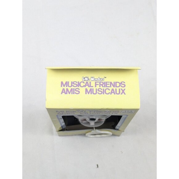 Vtg Little Wonders Shop Musical Friends Panda Bear Clock Pull String Baby Toy - Picture 13 of 15